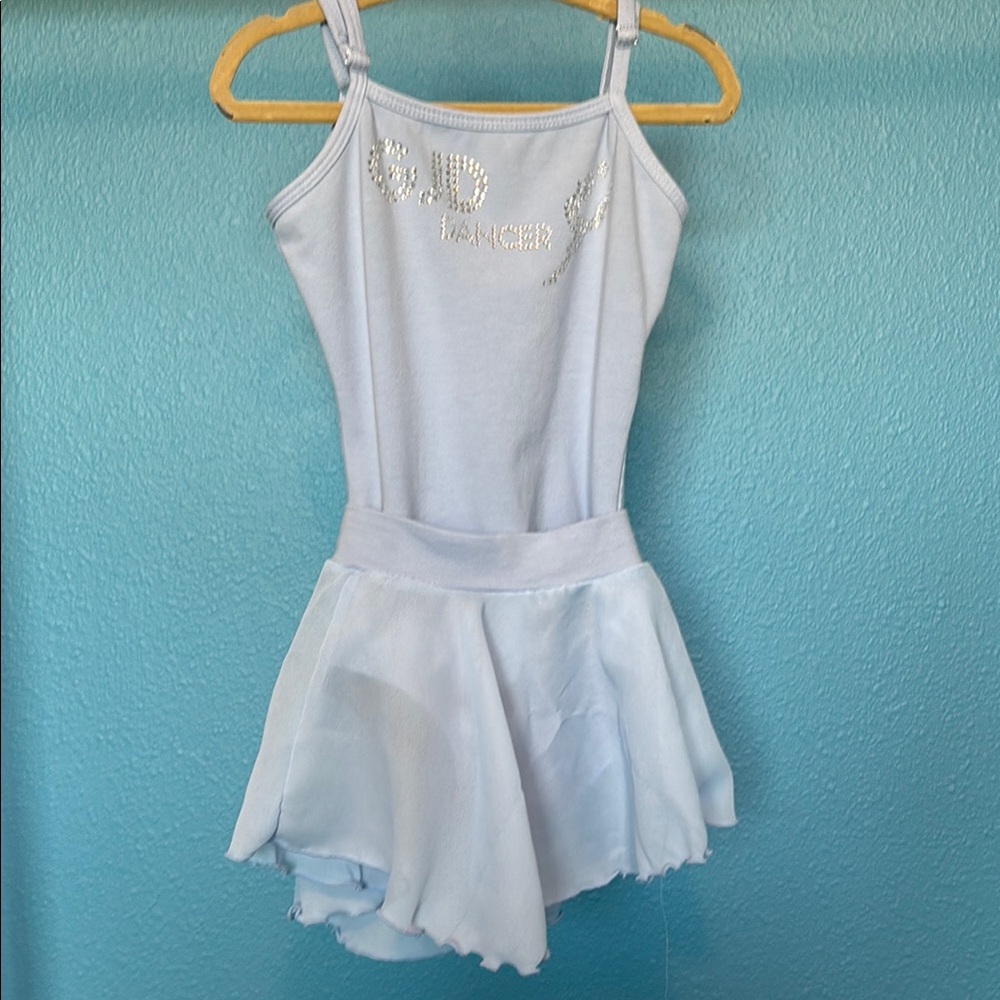Kids Light Blue Dance Costume toddler size 2/3